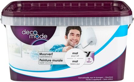 Muurverf - Mat - Wit - 10l