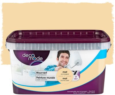 Muurverf - Mat - Zonnegeel - 10l