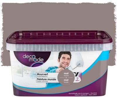 Muurverf Muurverf - Mat - Taupe - 10l