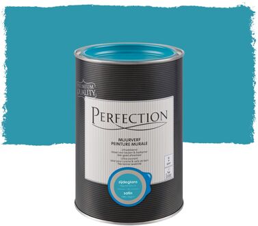 Muurverf Muurverf - Zijdeglans - Lagune Blauw - 1l