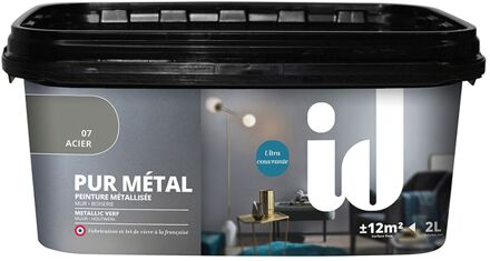 Muurverf Pur Métal - Metallic - Ijzer - 2l