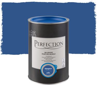 Muurverf - Zijdeglans - Saffierblauw - 1l