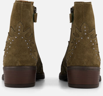 Muyters Cowboylaarzen groen Leer - 35,36,37,38,39