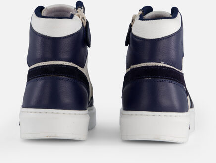 Muyters hoge Sneakers blauw Leer - 35,36,37,38,39