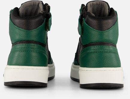 Muyters hoge Sneakers groen Leer - 28,29,30,33