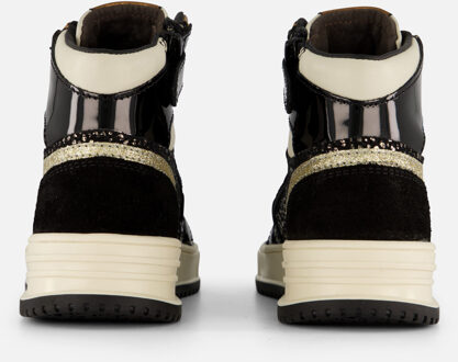 Muyters hoge sneakers zwart - 36,37,38,39,40