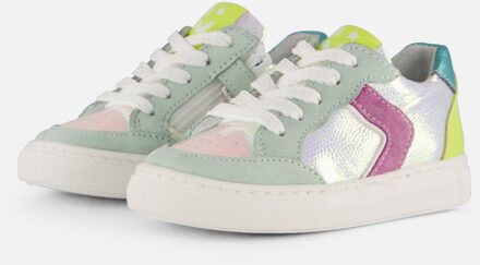 Muyters Hollogram Sneakers metallic Leer Combinatie - 23,24,25,26,27