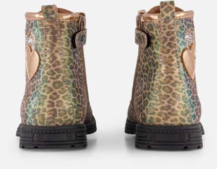 Muyters Leopard Veterboots goud Leer - 22,23,24,25,26,27