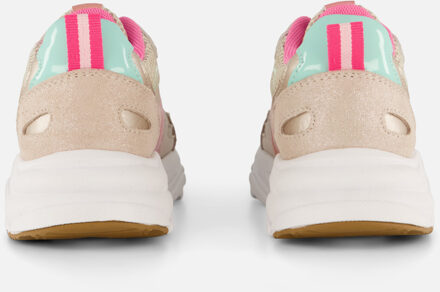 Muyters Sneakers Combi roze Suede - 28,29,30,31,32,33,34