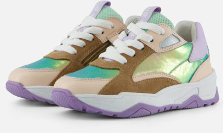 Muyters Sneakers paars Leer - 30,31,32