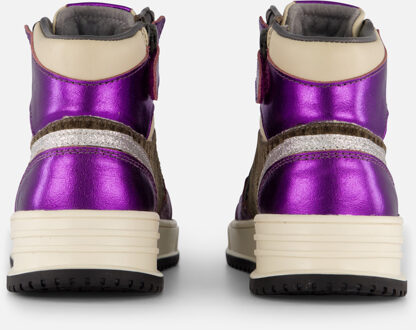 Muyters Sneakers paars Leer - 35,36,37,38,39,40