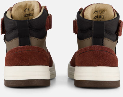 Muyters Sneakers rood Imitatieleer - 28,29,30,31,32,33,34,35