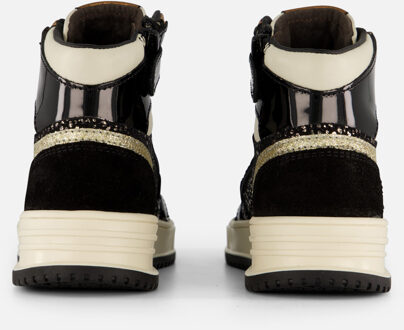 Muyters Sneakers zwart Leer - 28,29,30,31