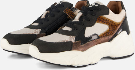 Muyters Sneakers zwart Leer - 32,33,34,35