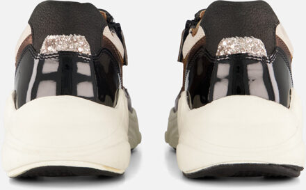 Muyters Sneakers zwart Leer - 36,37,38