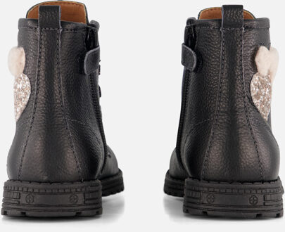 Muyters Veterboots zwart Leer - 22,23,24,25,26,27