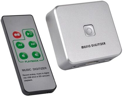 Muziek Digitizer Audio Capture Recorder Box Converteren Oude Analoge Muziek Te MP3 Ondersteuning Usb Drive Of Sd-kaart