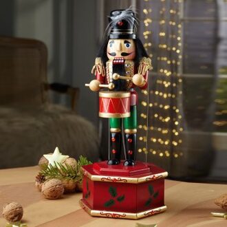 Muziekdoosje trommelende notenkraker