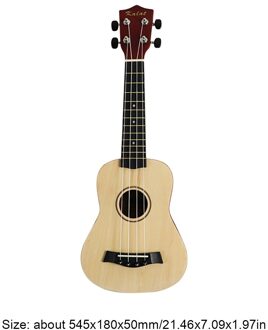 Muziekinstrument 21 Inch Ukulele Gitaar Muziek Liefhebbers Spelen Basswood 4 Snaren Hawaii Accessoires Voor Beginner