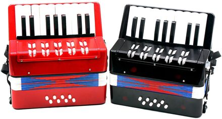 Muziekinstrumenten Speelgoed Kinderen Accordeon 104 Puzzel Spelen Accordeon Milieubescherming Speelgoed Praktijk Piano Rood