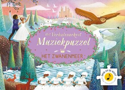 Muziekpuzzel - Het Zwanenmeer - 48 Stukjes -  Jesscia Courtney-Tickle (ISBN: 9789060389997)
