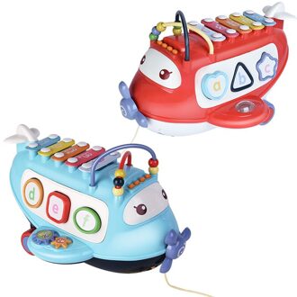 Muzikale Vliegtuig Klop Toetsenbord Piano Speelgoed, Educatief Puzzel Spelen Muziek Leren Speelgoed Voor Kinderen Peuters 2stk