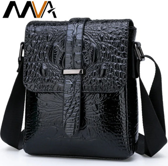 MVA Alligator Bag Men's Shoulder/Crossbody Bag For Men Leather Bags Male Small Flap Men Messenger Bags Crocodile Male Handbag