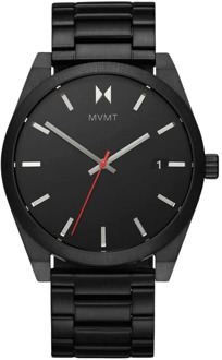 MVMT horloge 28000039-D RVS Zwart 43 mm