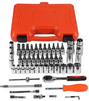 MX-DEMEL 53Pcs Combinatie Moersleutel Set Auto Reparatie Tool Sets Batch Hoofd Ratel Pal Socket Spanner Schroevendraaier Socket Set