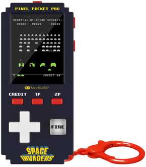My Arcade Space Invaders Portable Gaming System Pixel Pocket Pro