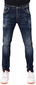 My Brand Basis Blauwe Skinny Jeans voor Heren My Brand , Blue , Heren - W36,W33,W32,W30