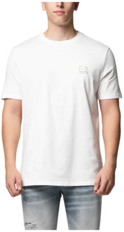 My Brand Essential Pique T-Shirt Heren Wit My Brand , White , Heren - Xl,L,M,S