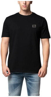 My Brand Essential Pique T-Shirt Zwart Heren My Brand , Black , Heren - L,M,S