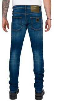 My Brand Essentiel label jeans blue Groen - 34