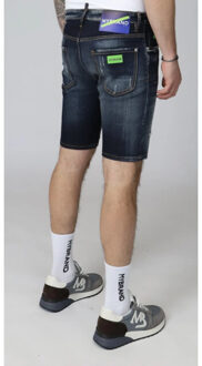 My Brand Green line short dark Blauw - 33