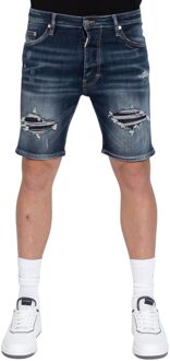 My Brand Skinny korte spijkerbroek Blauw - 29