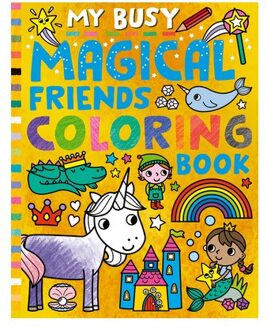 My Busy Magical Friends Coloring Book - My Busy Coloring - Cathy Hughes