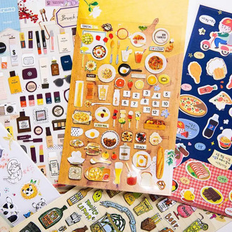 My Diary Nice Life Decorative Sticker Diary Album Label Sticker DIY Scrapbooking Stickers Escolar