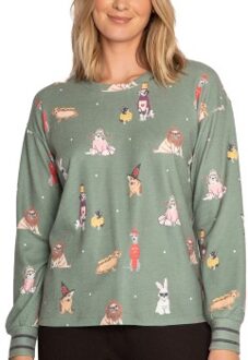 My Dog Is My Boo Shirt Groen,Versch.kleure/Patroon - X-Small,Small,Medium,Large,X-Large