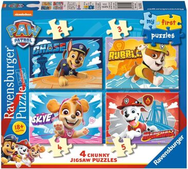 My First Paw Patrol Puzzel (4 in 1)
