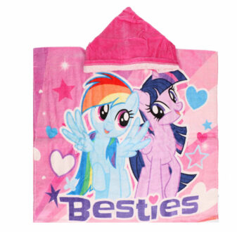 My Little Pony badcape met roze capuchon - Badcapes