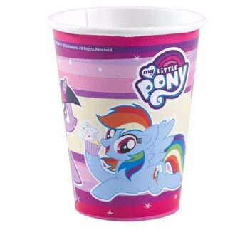 My Little Pony thema drinkbekers 8x stuks Multi