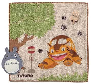 My Neighbor Totoro Mini Towel Bus Stop 25 x 25 cm