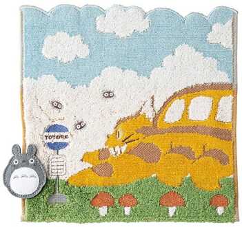 My Neighbor Totoro Mini Towel Catbus on it's way 25 x 25 cm