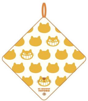 My Neighbor Totoro Mini Towel Catbus Silhouette 33 x 33 cm