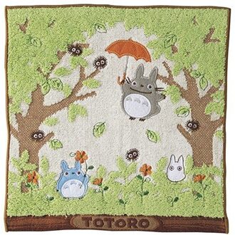 My Neighbor Totoro Mini Towel Shade of the Tree 25 x 25 cm