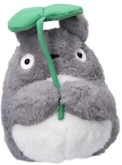 My Neighbor Totoro Nakayoshi Plush Figure Big Totoro with leaf 21 cm