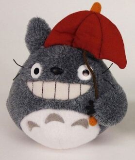 MY NEIGHBOR TOTORO - Totoro Red Umbrella - Plush 15cm