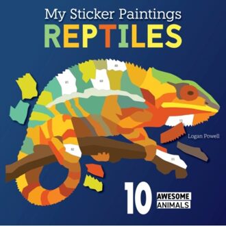 My Sticker Paintings: Reptiles - Powell, Logan