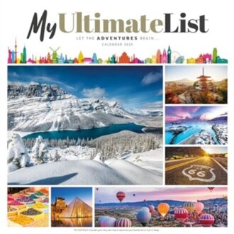 My Ultimate List Square Wall Calendar 2025 - Calendars, Carousel